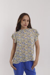 BLUSA MARIA ESTAMPADO FLORES AMARILLAS