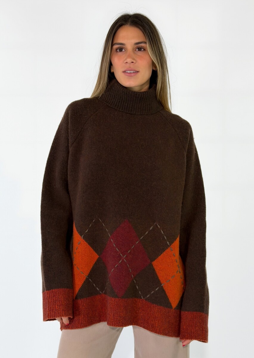 SWEATER RUMBO - MARRON 