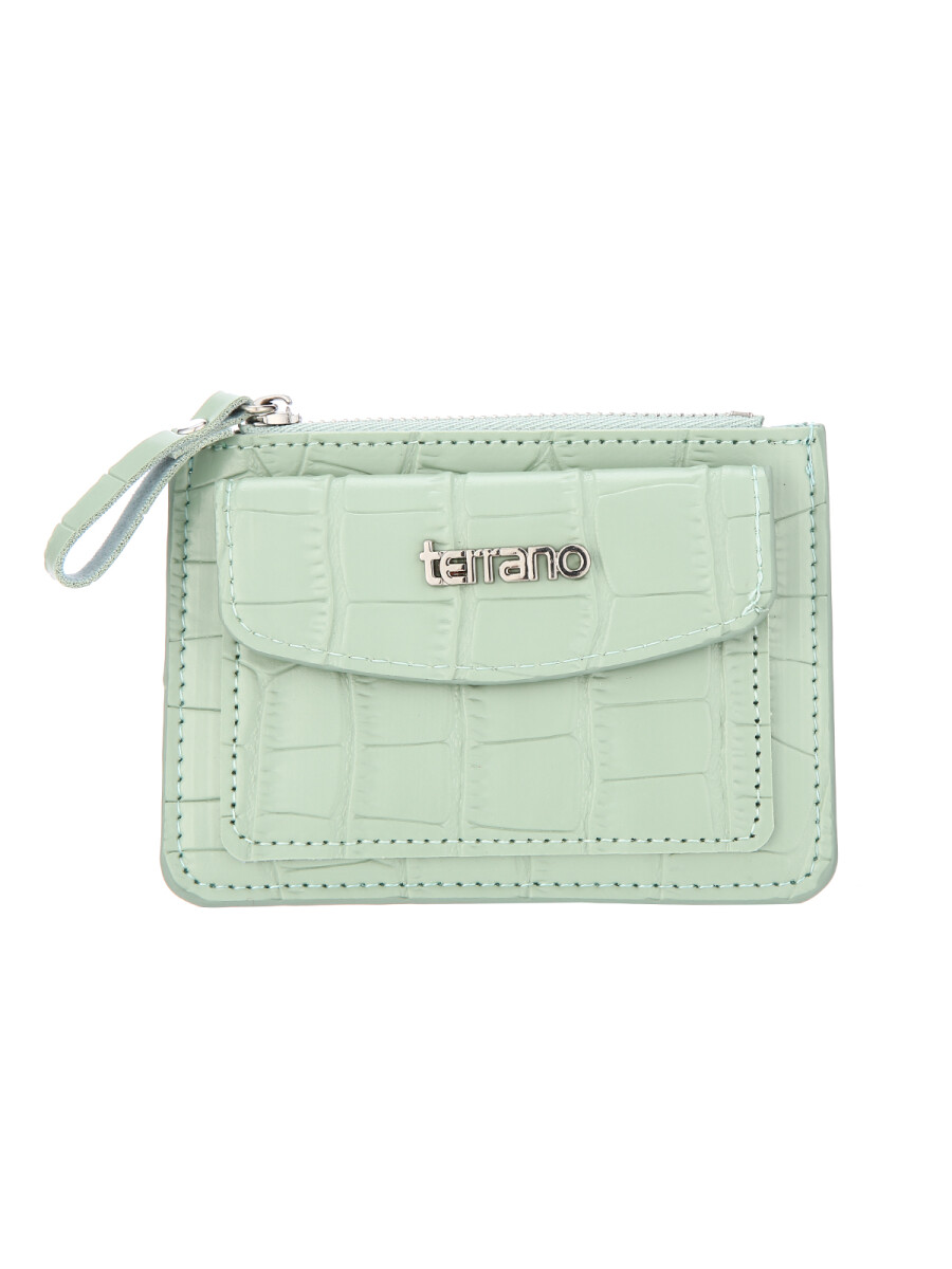 Tarjetero Croco Bruselas - Verde 