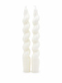 VELA CILINDRICA TORNEADA SET X 2 NATURAL