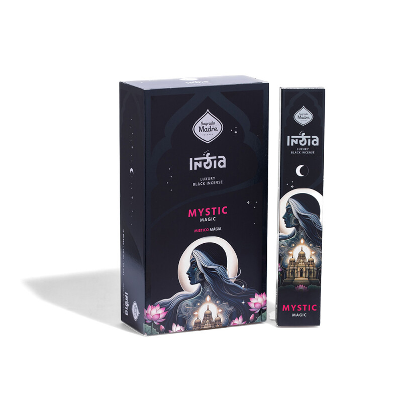 VARITAS LINEA BLACK CARBÓN SAGRADA MADRE CAJA X12 UNIDADES Mistico