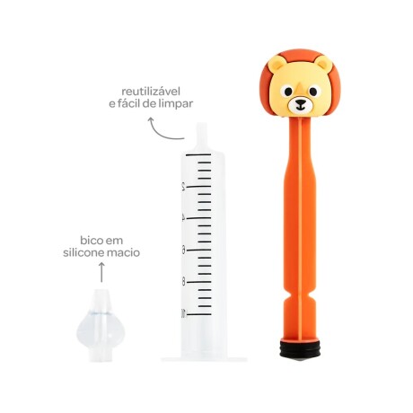 Jeringa lavado nasal Leon Zoo