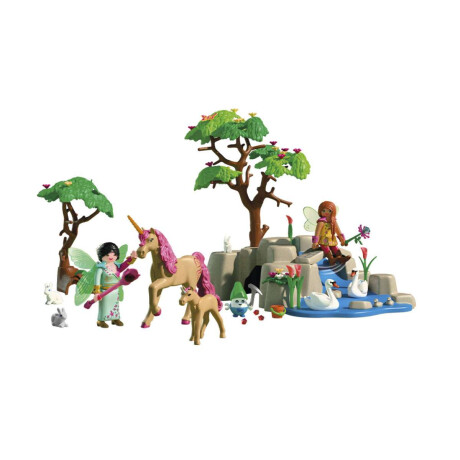 Paseo De Hadas En El Bosque Con Unicornios Playmobil 91 Piezas