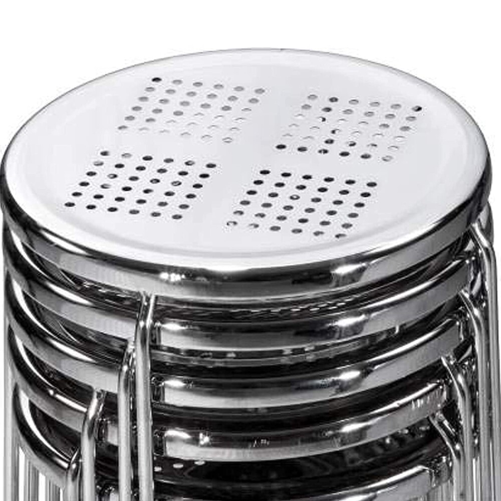 Banquito De Aluminio Apilable Redondo Banquito De Aluminio Apilable Redondo