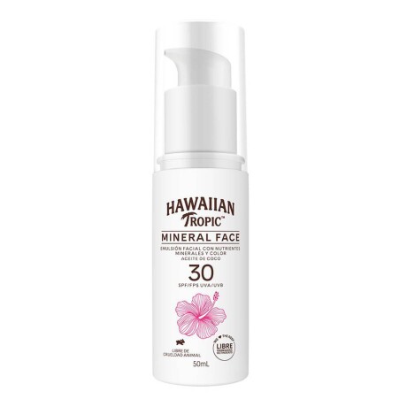 Hawaiian Tropic	 Mineral Emulsion Facial Fps30 50ml. Hawaiian Tropic	 Mineral Emulsion Facial Fps30 50ml.