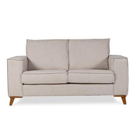 Sofá Arne - Tela Microfibra - 2 cuerpos Rivera 25 (Beige)