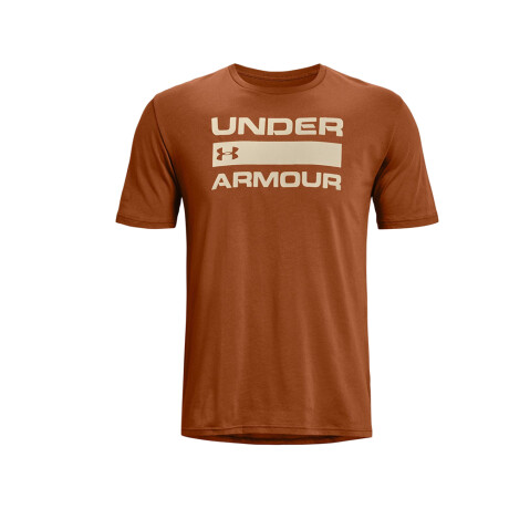 REMERA UNDER ARMOUR TEAM ISSUE WORDMARK Brown