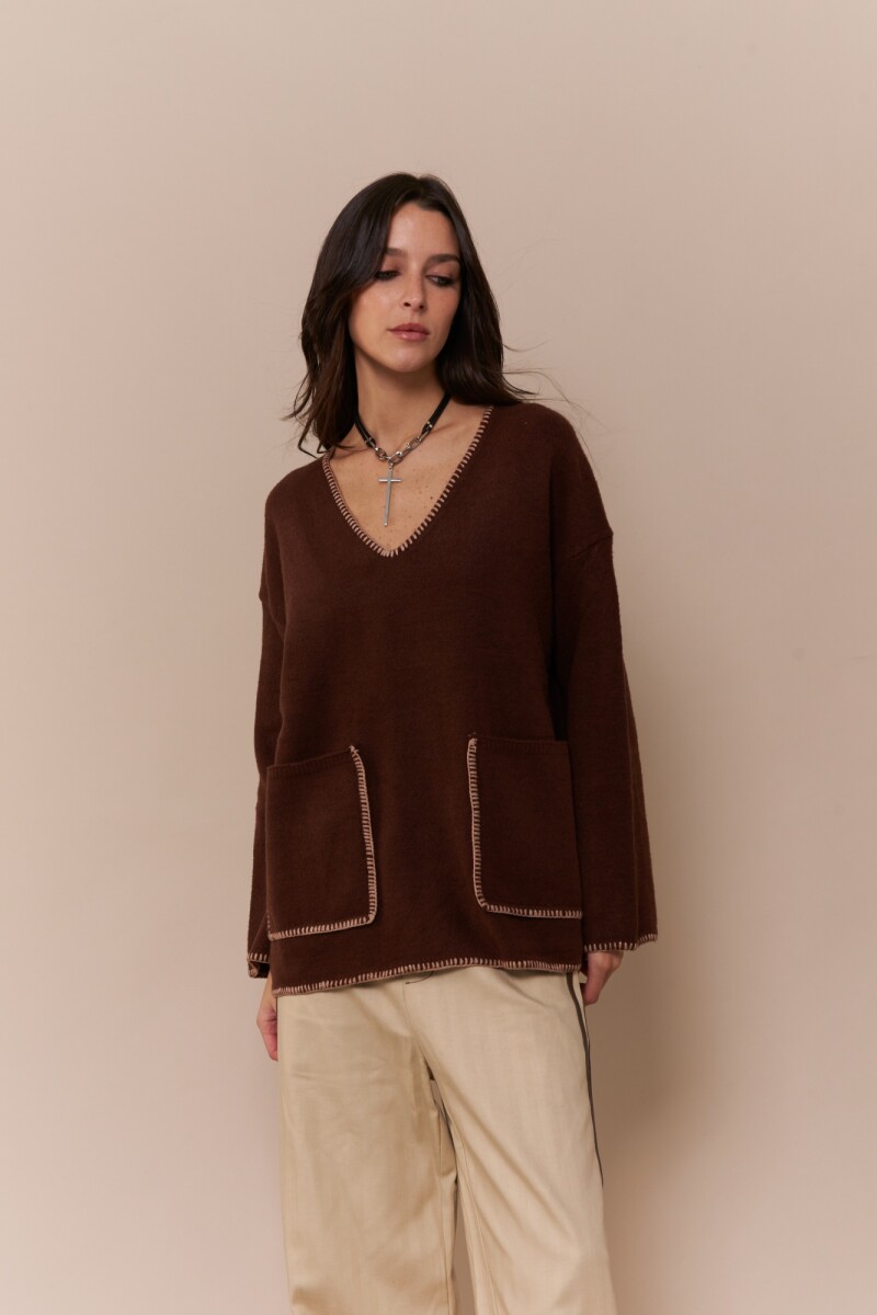 Buzo Romais MARRON