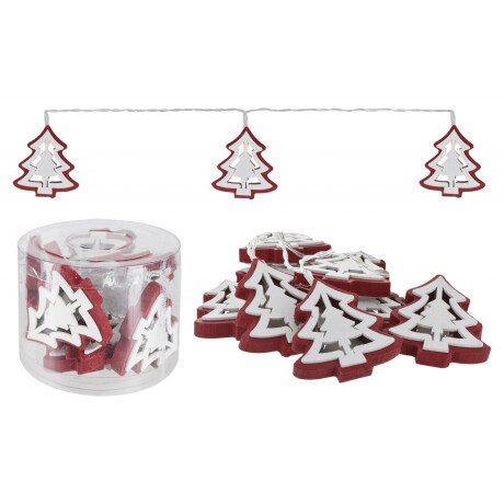 LUCES ARBOL NAVIDEÑO DE MADERA A PILA X10 PCS 2M EN CAJA PVC 20977 Q48 LUCES ARBOL NAVIDEÑO DE MADERA A PILA X10 PCS 2M EN CAJA PVC 20977 Q48