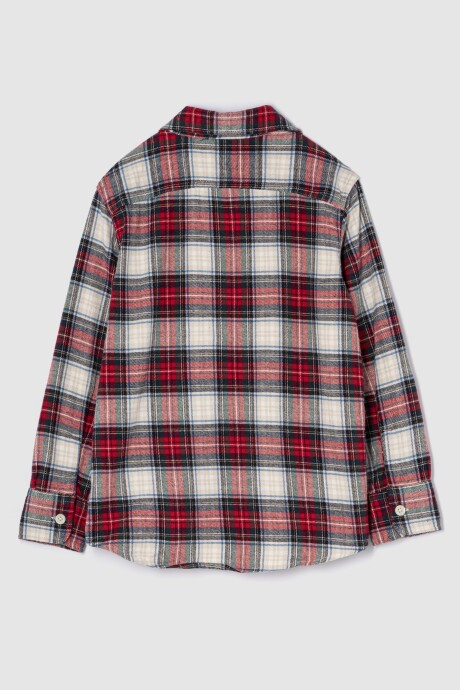 Camisa Flannel Niño Sp Tartan Plaid
