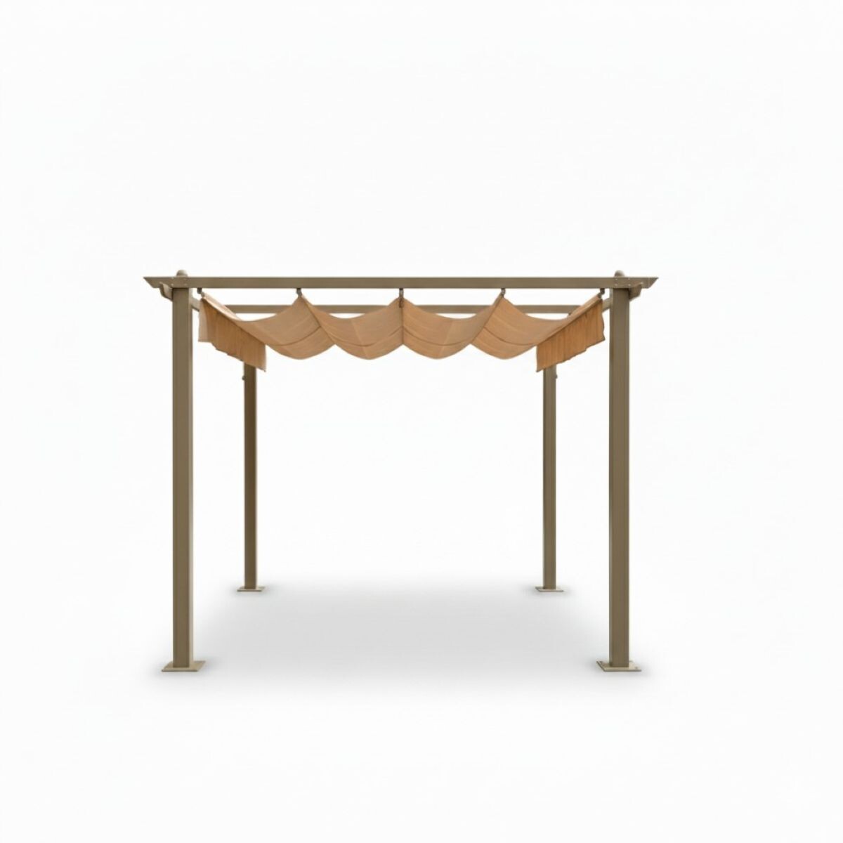 PERGOLA ALUMINIO BEIGE 3X4M 