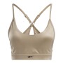 Reebok Holiday Lux Strappy Sports Bra - Mujer Beige
