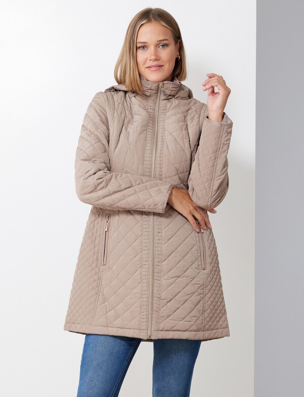 Campera Capitoneada BEIGE