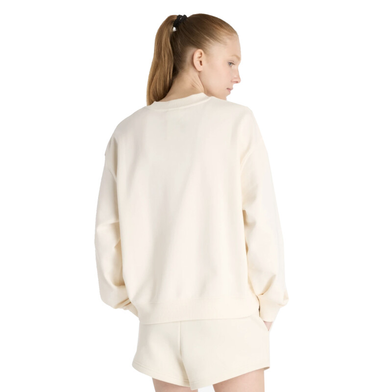 Buzo New Balance Sport Essentials French Terry - Beige Buzo New Balance Sport Essentials French Terry - Beige