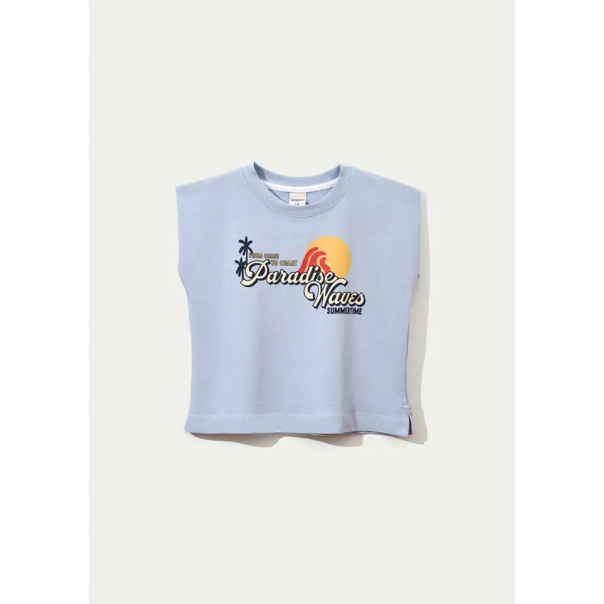 BLUSA SM FEM - AZUL CLARO 