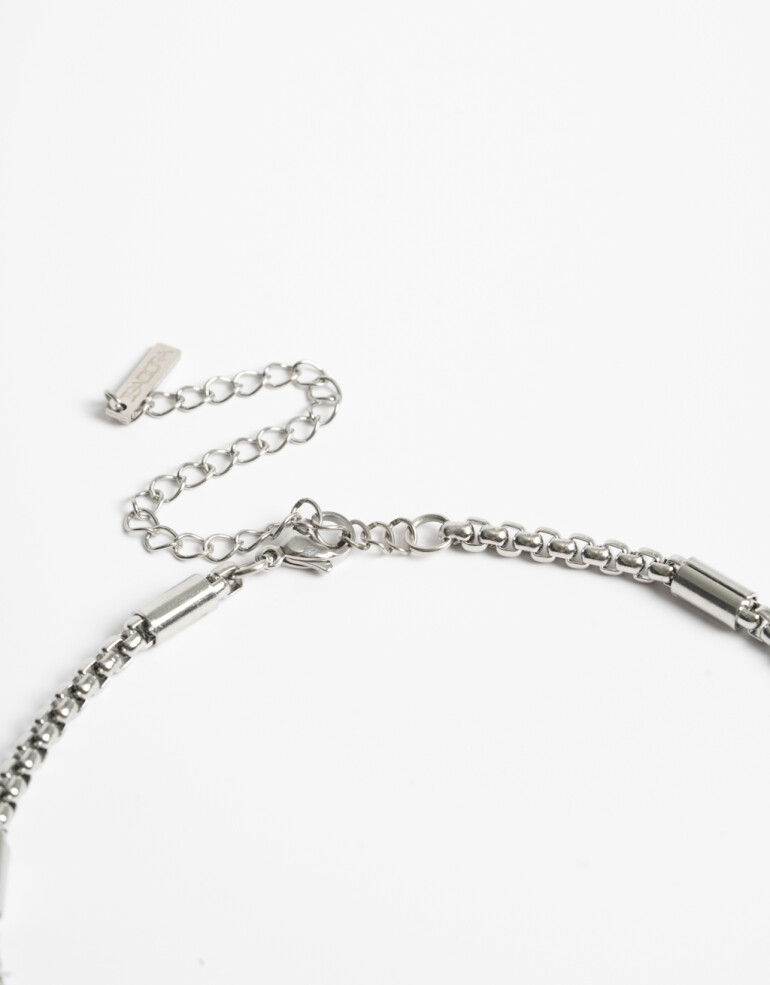 Collares Cortos Metal Collar Corto Men´s Collection - Plateado