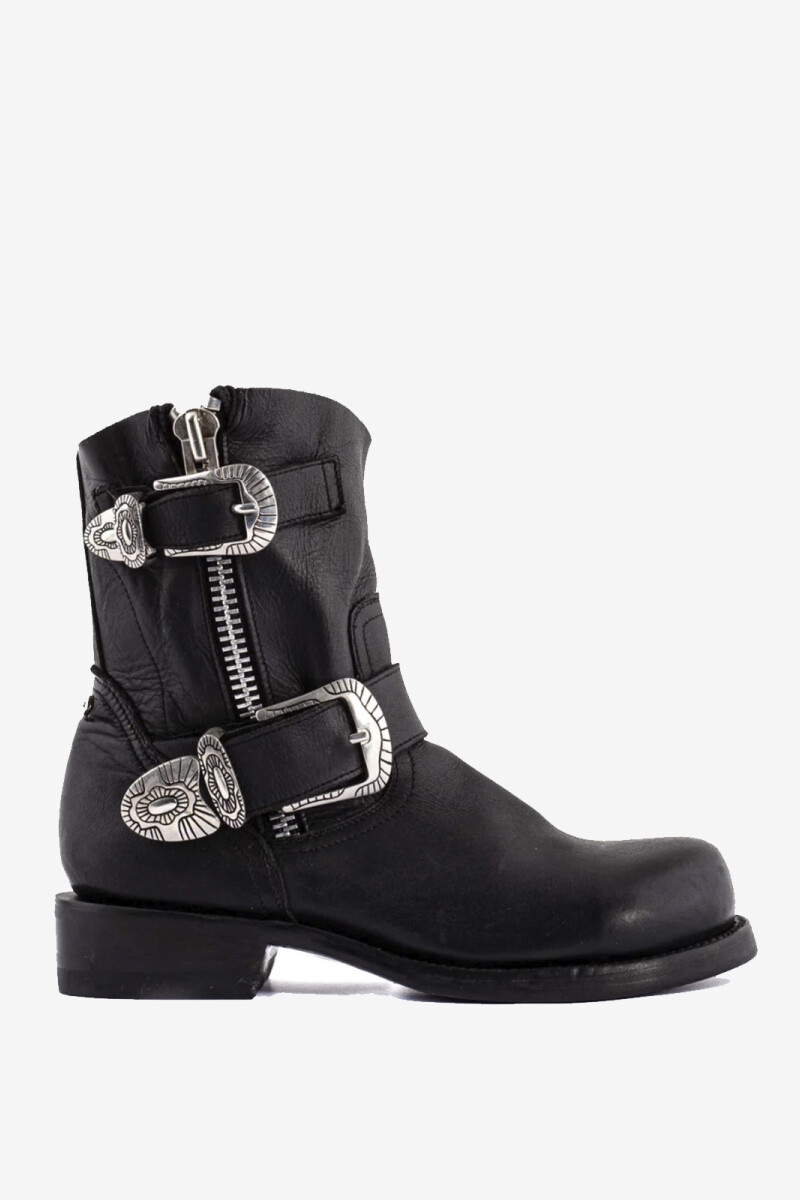BOTA MOTOR Negro