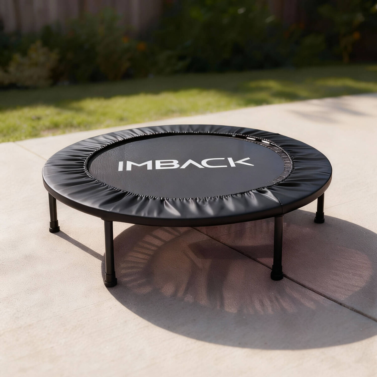 Mini Trampolin Cama Elástica Saltarín Fitness 102 Cm IMBACK Color Negro 