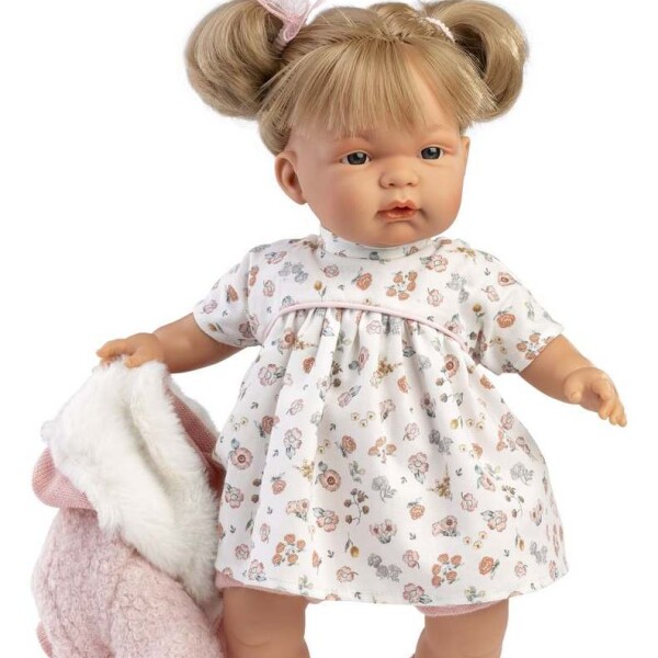 Muñeca Llorens Bebota Joelle 38cm con Chaqueta y Chupete Ax® Diseño Joelle Chaqueta Rosa