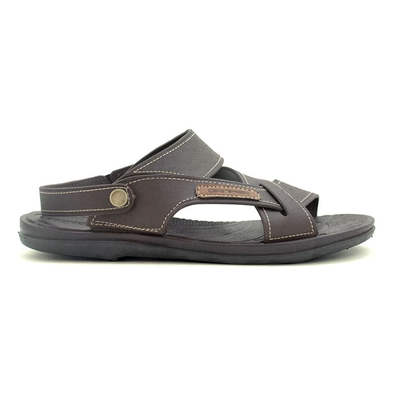 Sandalias Danper Tiras entrelasadas de Hombre D6506 Cafe