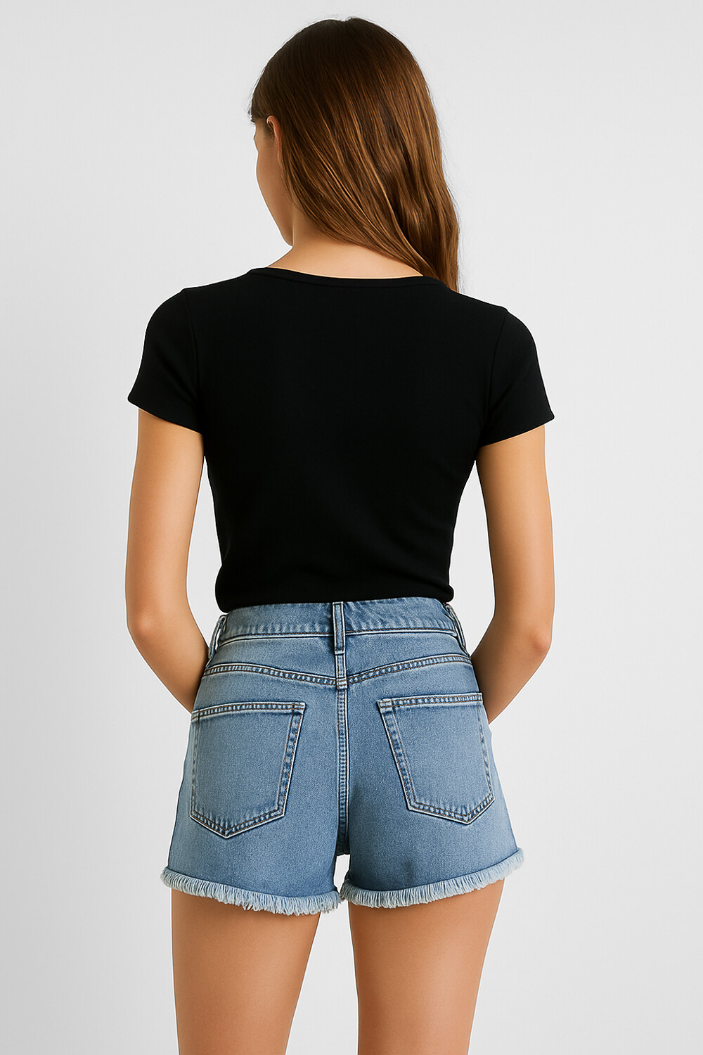 Short Malouma Azul Claro