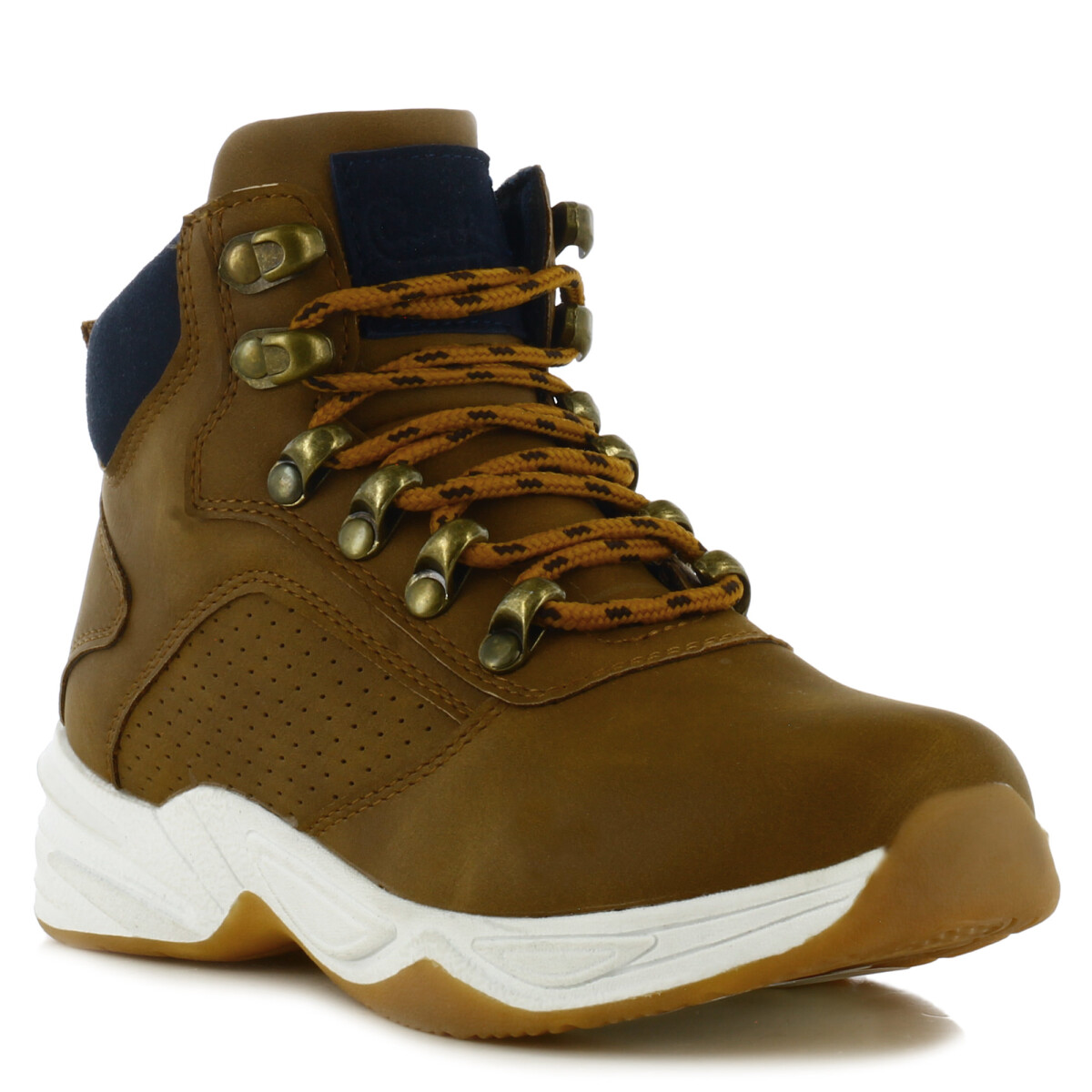 Bota de Niño Croco Kids LUSI acordonada - Tan 