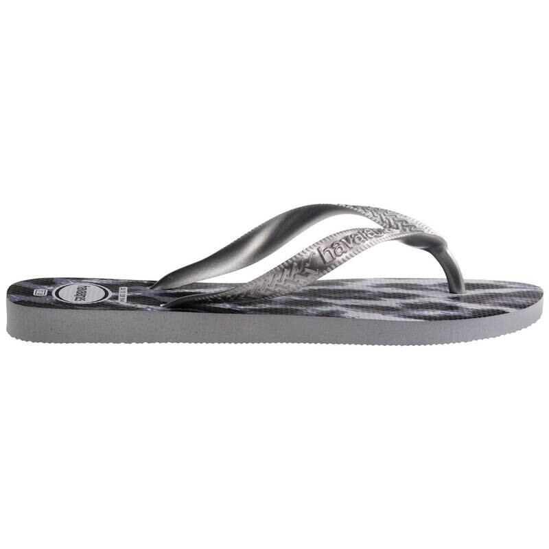 Ojota de Mujer Havaiana Top Animals Gris Hielo-plata