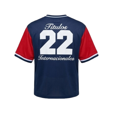 Remera Umbro Match Nacional Blue Red