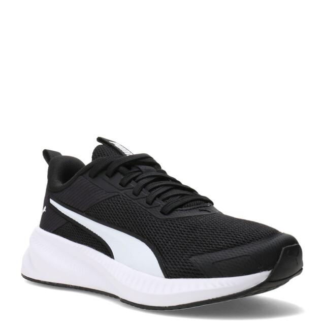 Championes de Niños Puma Flyer Lite 4 Junior Negro - Blanco