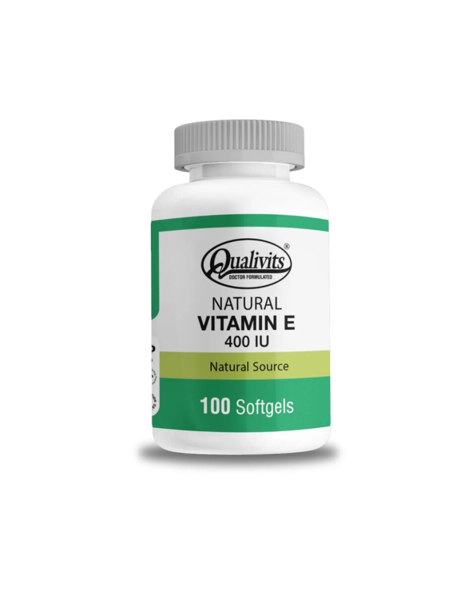 ¡OFERTA POR VENCIMIENTO! Vitamina E 400 Ui X 100caps Qualivits 
