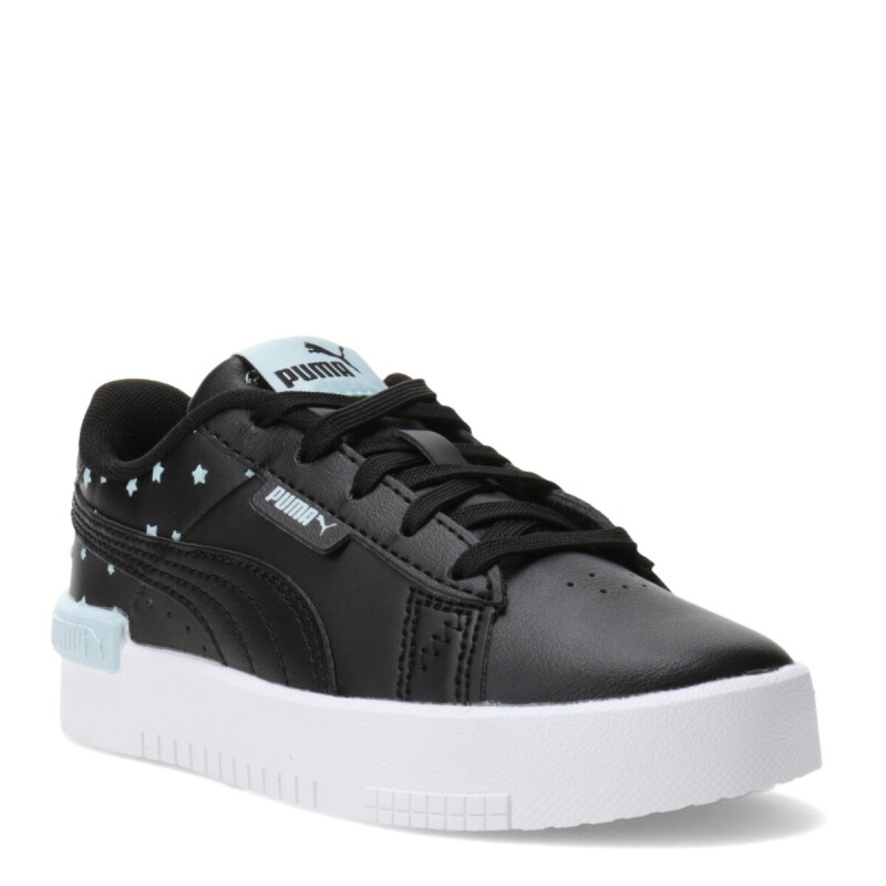 Championes Infantiles Puma Jada Star Negro - Celeste