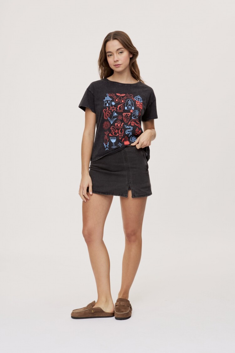 FALDA FANTA Negro