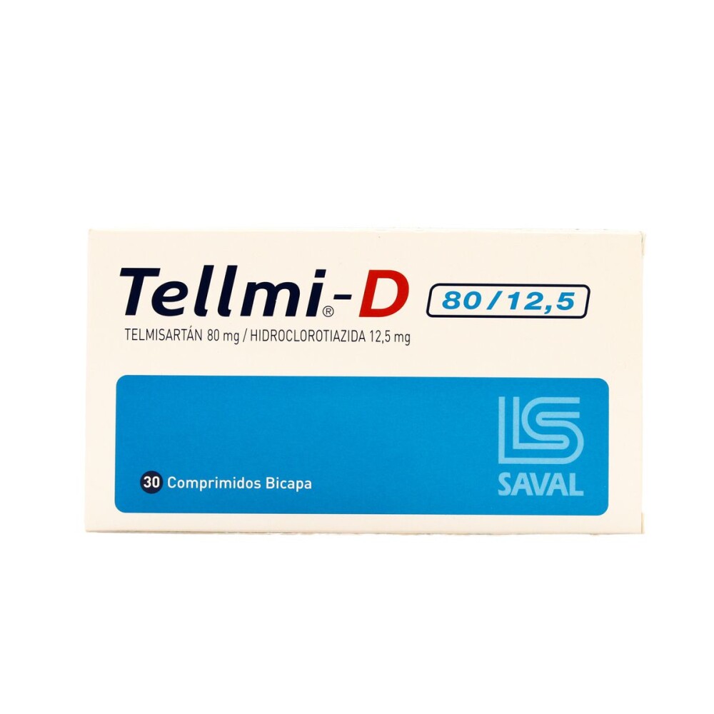 TELLMI -D 80/12,5 MG. CJ X 30 COMP. BICA única