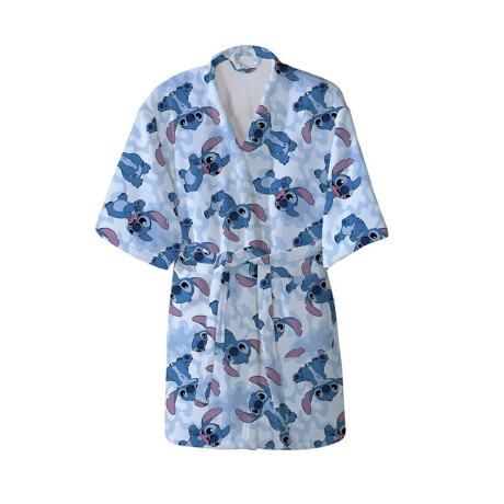 Bata de Baño Velour Stitch Talle P al G Infantil