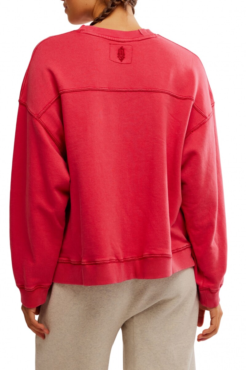 ALL STAR PULLOVER SOLID Rojo