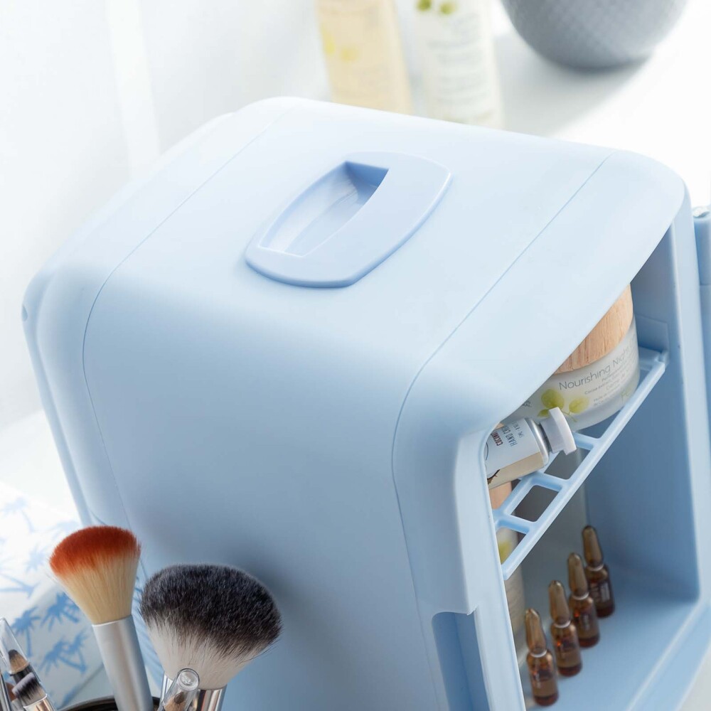 MINI REFRIGERADOR COSMÉTICOS POLIPROPILENO AZUL INNOVAGOODS