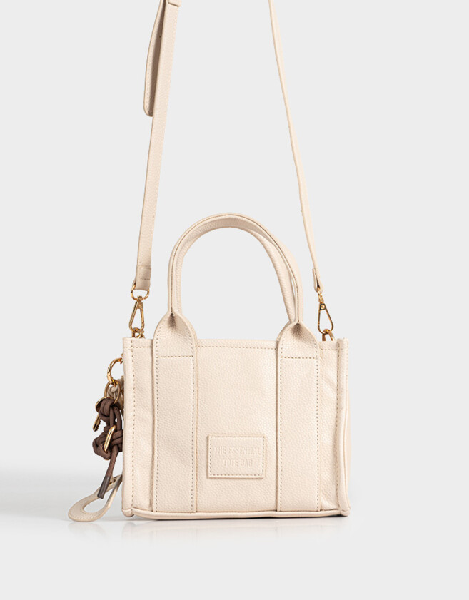 City Cartera City Mini - Blanco Crudo