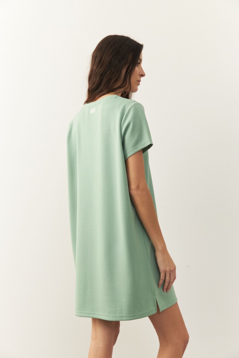 VESTIDO GOMEZ Verde Menta