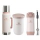 Set Stanley Super Completo termo/mate/bombilla/Yerbera Rosa