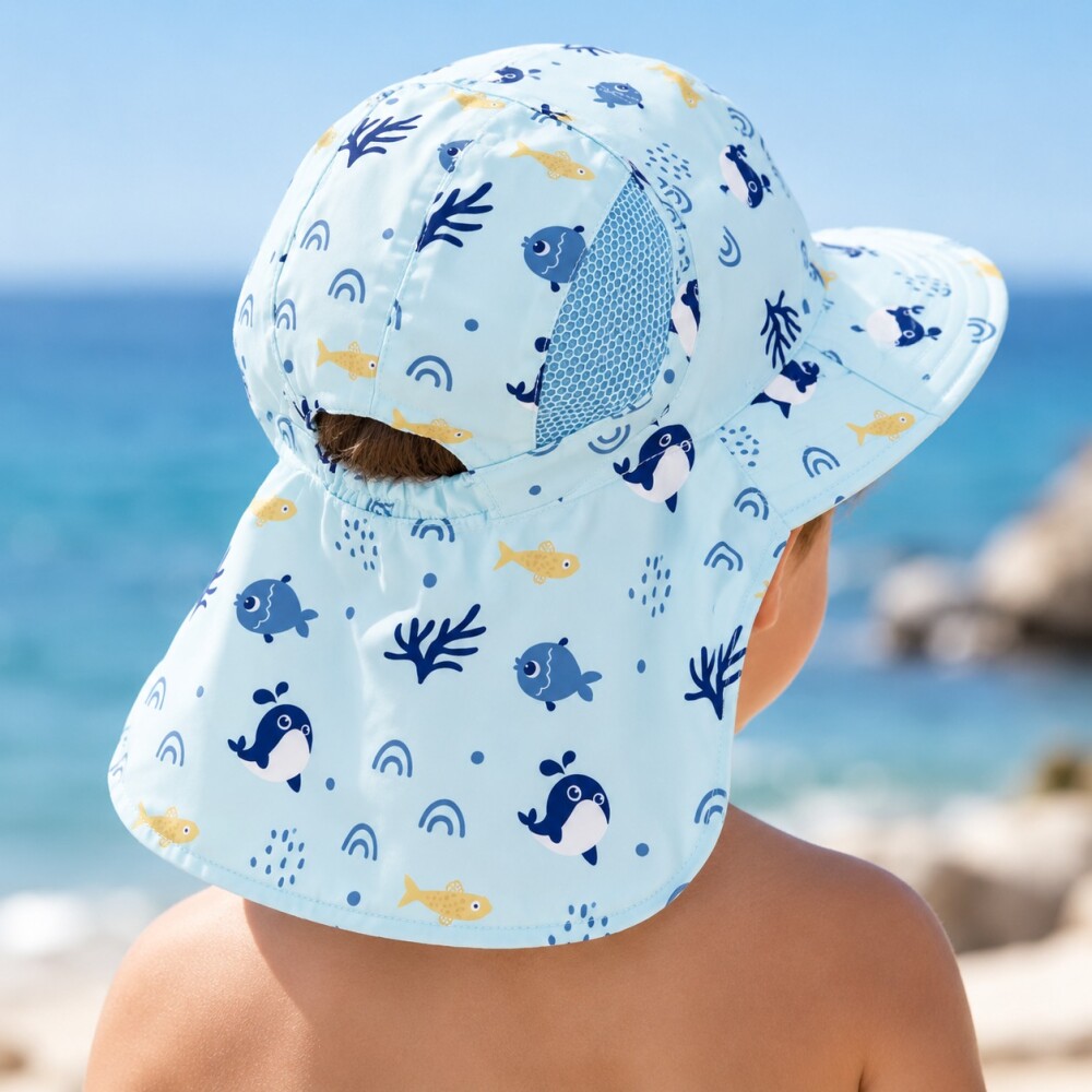 Gorro toddler ASH verano celeste