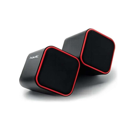Altavoces Havit Hv-sk473 Usb 2.0 Negro y Rojo