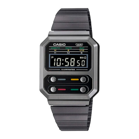 Reloj Casio Resina Clasico Gris 0