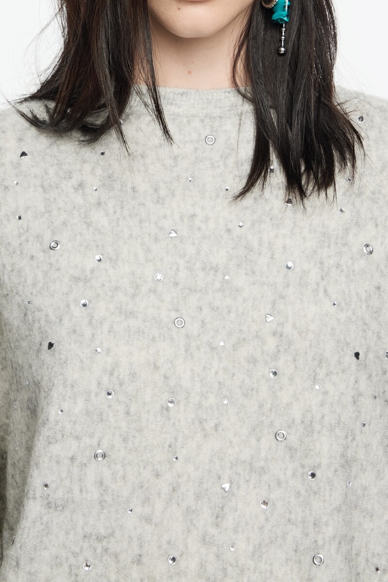 SWEATER TEJIDO Gris