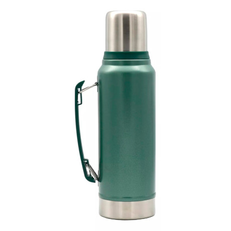 Termo de Acero Inoxidable 1,2 L con Tapa y Manija VERDE