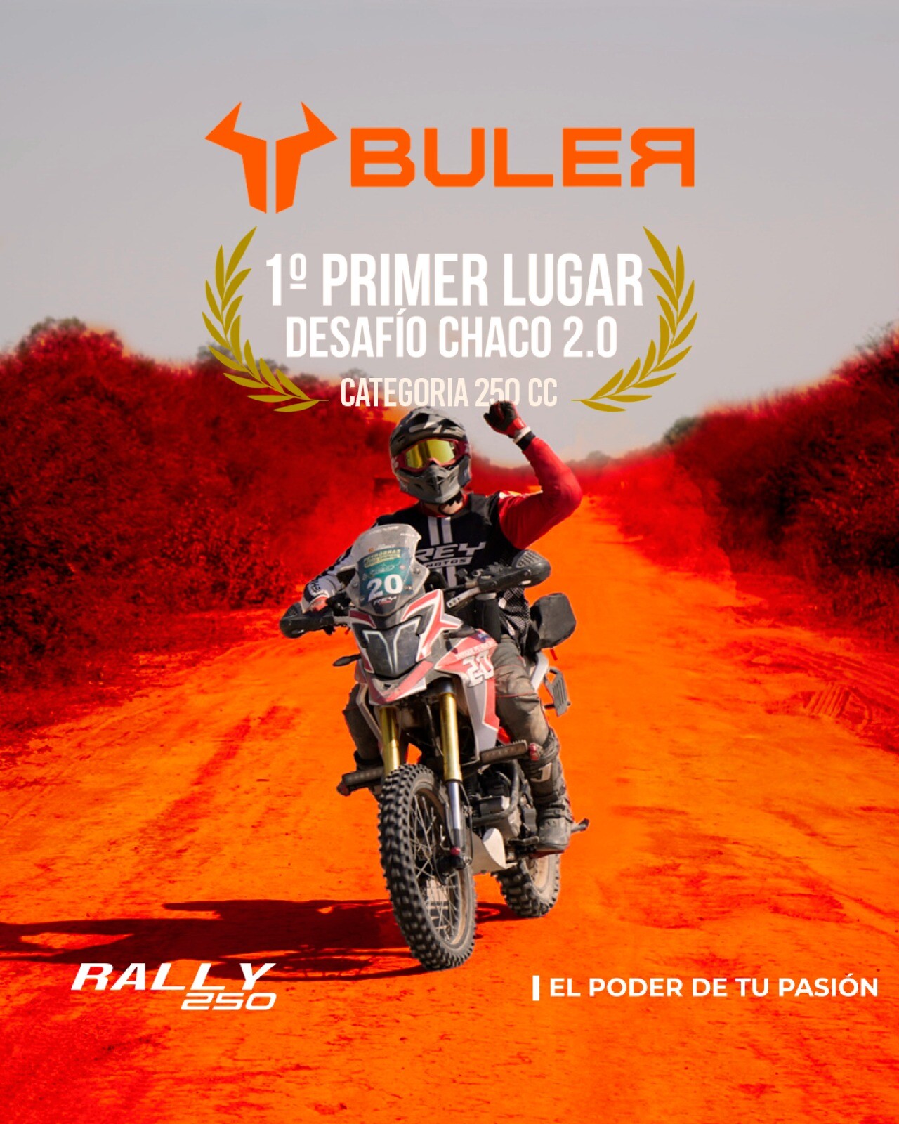 LA MOTO BULER RALLY CONQUISTA EL DESAFIO CHACO 2.0