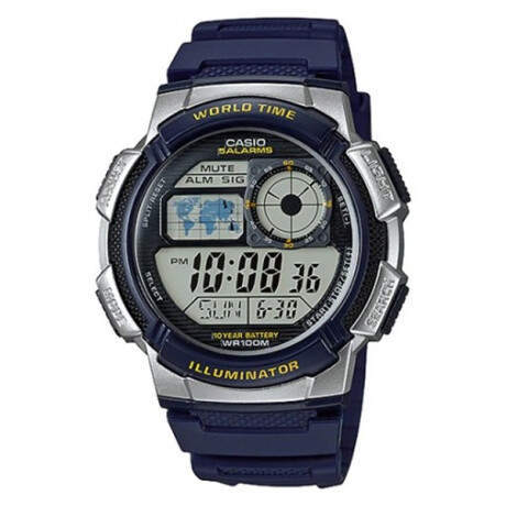 Reloj CASIO AE1000W-2AVDF-0 en Resina Azul 0