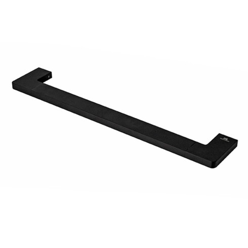 TOALLERO BARRA 50CM METAL MATE COLOR NEGRO PARA BAÑO NEGRO