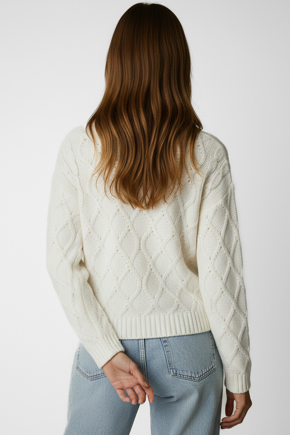 Sweater Loanina Marfil / Off White