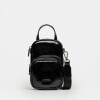 Porta Celular Baby Donna En Efecto Cuero Graneado Negro