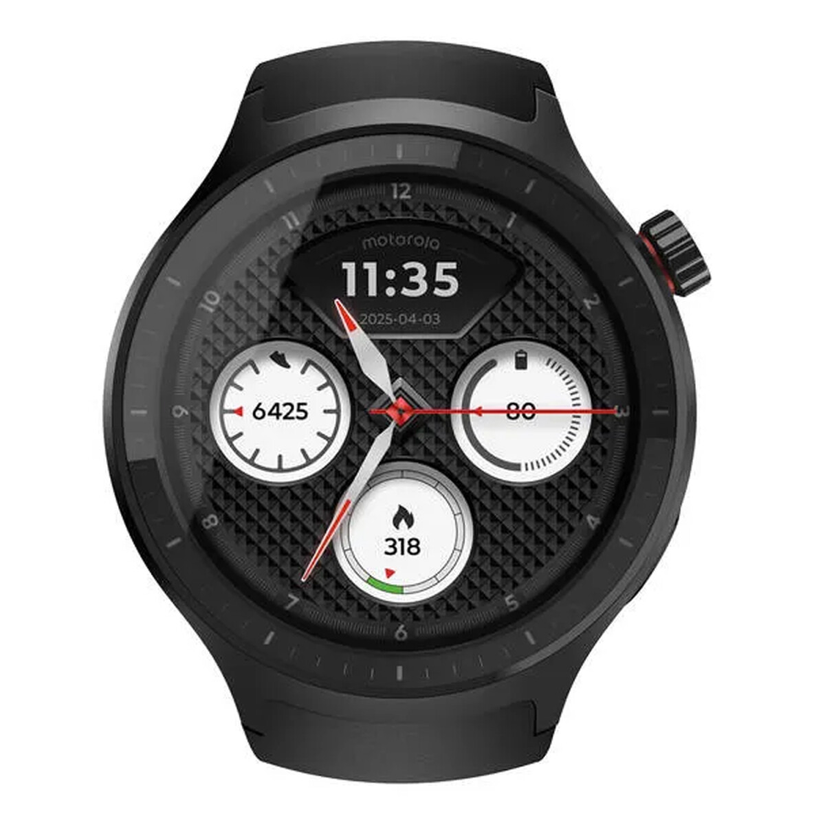 Smartwacht Motorola Xt2547-2 Gps Ip68 - SMARTWATCH MOTOROLA SILICONA 08255 NEGRO 